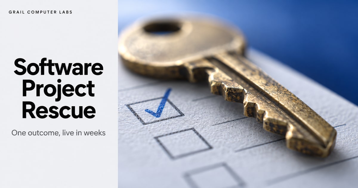 Software Project Rescue Services: What They Deliver and How to Choose a Firm